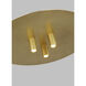 Sean Lavin Ponte LED 16 inch Nightshade Black Flush Mount Ceiling Light in LED 90 CRI 3000K 277V, Integrated LED