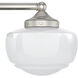 Saddle Creek 3 Light 24 inch Brushed Nickel Vanity Light Wall Light