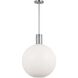 Drew & Jonathan Colewood 1 Light 20 inch Brushed Nickel Pendant Ceiling Light, Large