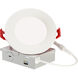 Slim Fire LED 5 inch White Flush Mount Ceiling Light