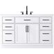 Alden 54 X 35 inch White Bathroom Vanity Cabinet