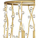 Adagio 4 Light 23.5 inch Contemporary Gold Leaf/Contemporary Gold/Clear Chandelier Ceiling Light