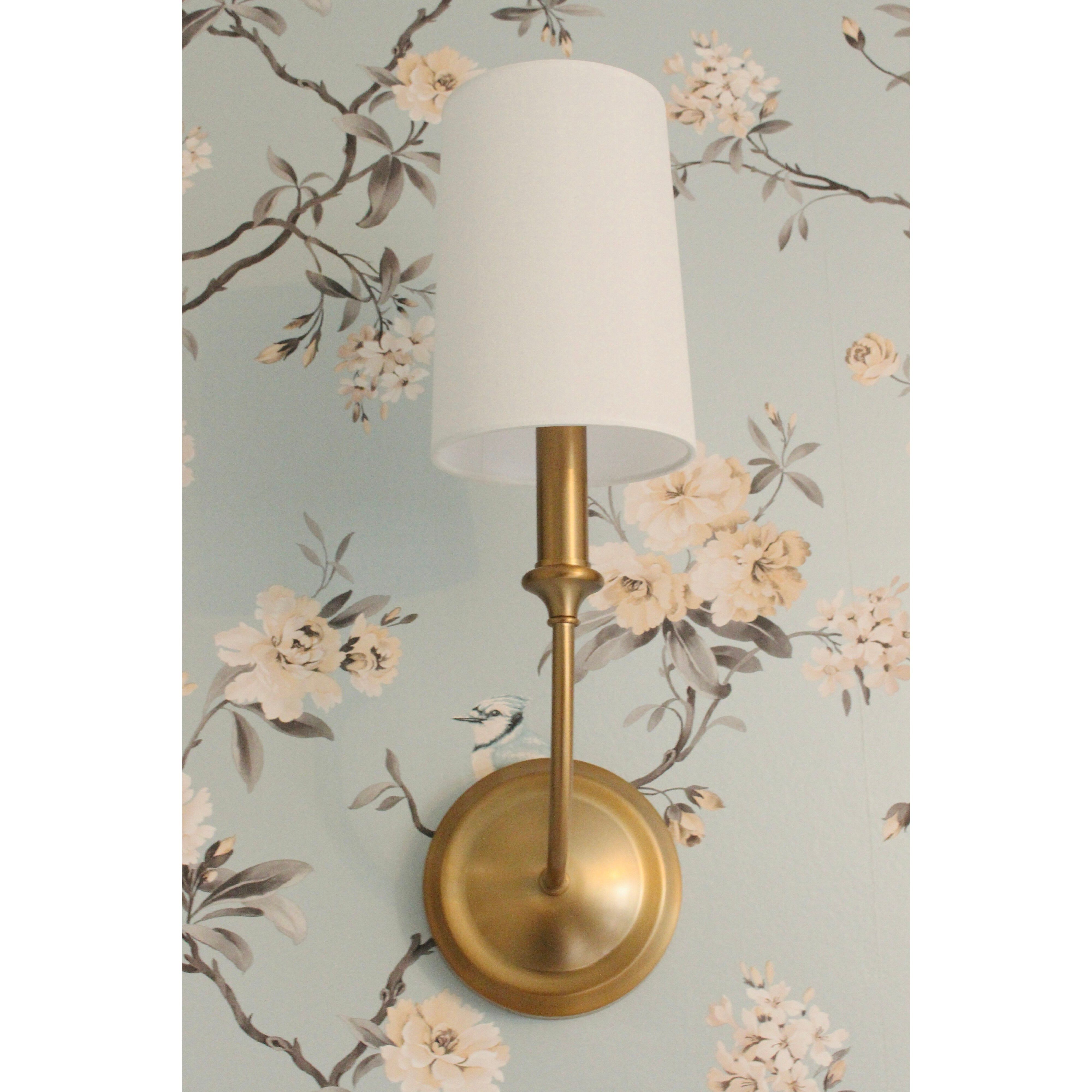 Sylvan Bath Sconce Wall Light in Vibrant Gold