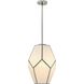 Latham 1 Light 14 inch Brushed Nickel Pendant Ceiling Light