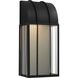 Veronica LED 18.13 inch Textured Black Outdoor Wall Lantern