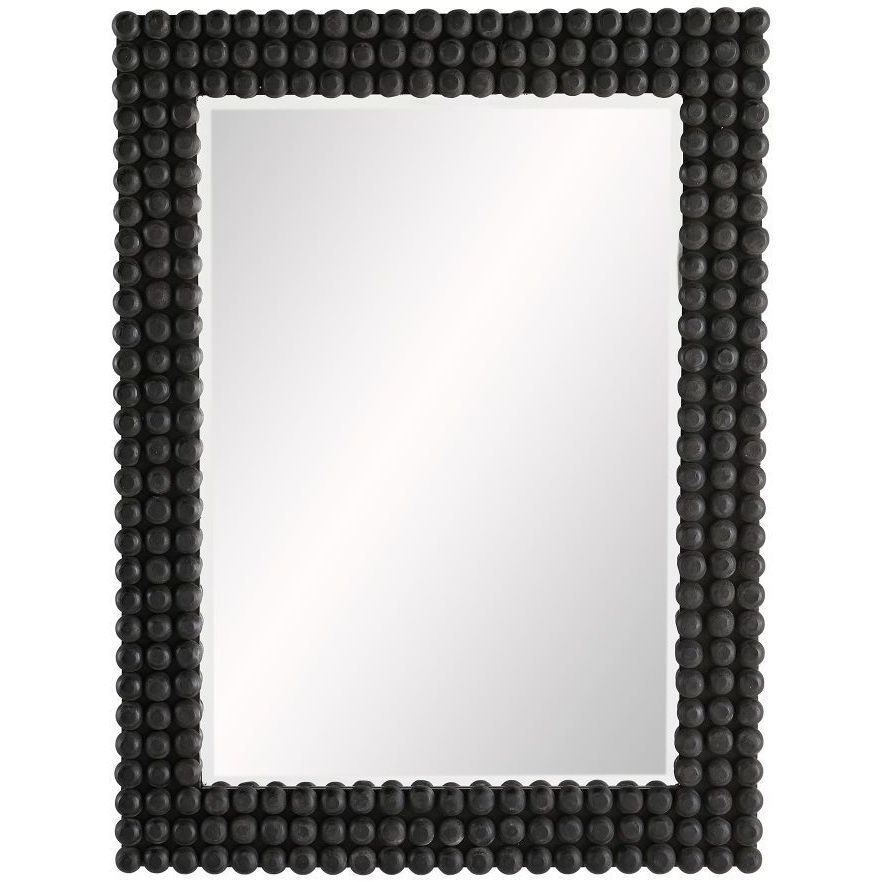 Paxton 41 X 30.5 inch Black Stained Mirror