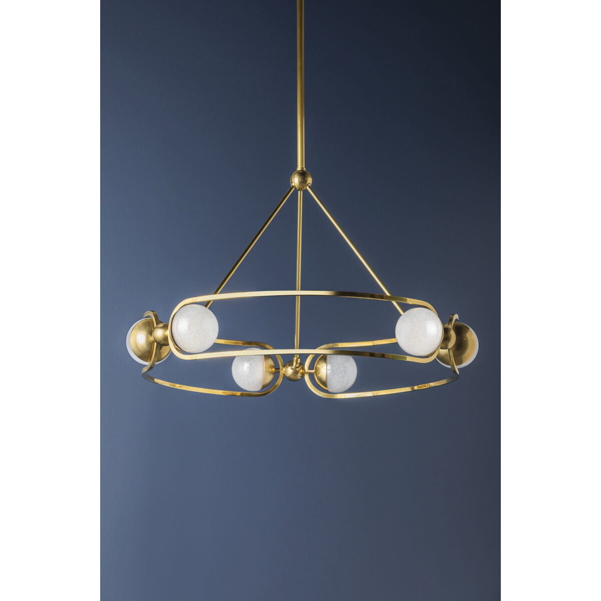 Hartford LED 30.5 inch Aged Brass Chandelier Ceiling Light