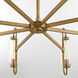 Whitmire 8 Light 44 inch Brushed Brass Chandelier Ceiling Light