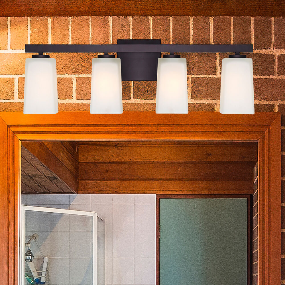 Madison 4 Light 31 inch Oil Rubbed Bronze Vanity Light Wall Light