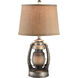 Oil Lantern 27 inch 150 watt Antique Lantern Table Lamp Portable Light, with Nightlight