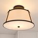 Marion 2 Light 13 inch Matte Black Semi-Flush Mount Ceiling Light