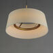 Paramount LED 16 inch Natural Aged Brass Single Pendant Ceiling Light