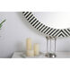 Colette 32 X 32 inch Chevron Wall Mirror