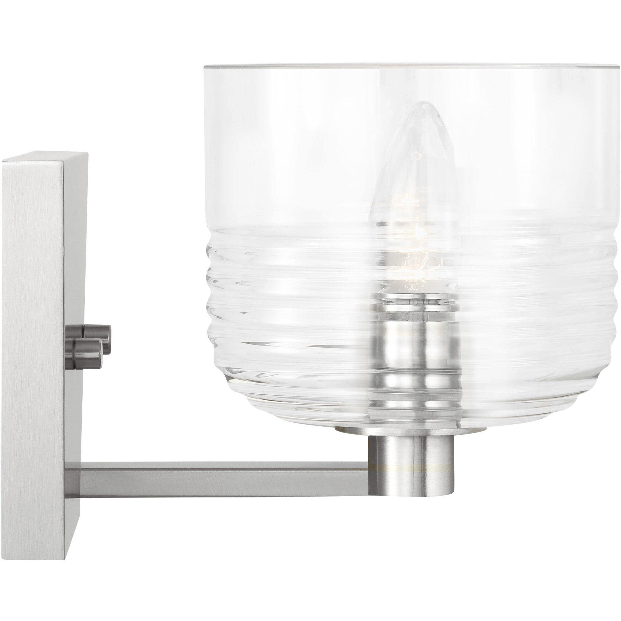 Drew & Jonathan Lochdale 1 Light 5.38 inch Brushed Nickel Sconce Wall Light, Small