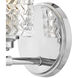 Elle 1 Light 6.5 inch Chrome Vanity Light Wall Light
