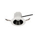 Aether LED B/Wt Recessed Lighting in 3500K, Black/White, Trim Only