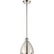 Ballston Dome LED 7.5 inch Polished Nickel Pendant Ceiling Light