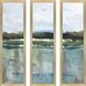 Paragon Blue and Green and Black and White Framed Art