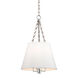 Burdett 4 Light 15 inch Polished Nickel Pendant Ceiling Light