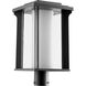 Garrett 1 Light 19 inch Noir Outdoor Post Lantern