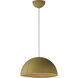Wimbledon LED 16 inch Olive Single Pendant Ceiling Light