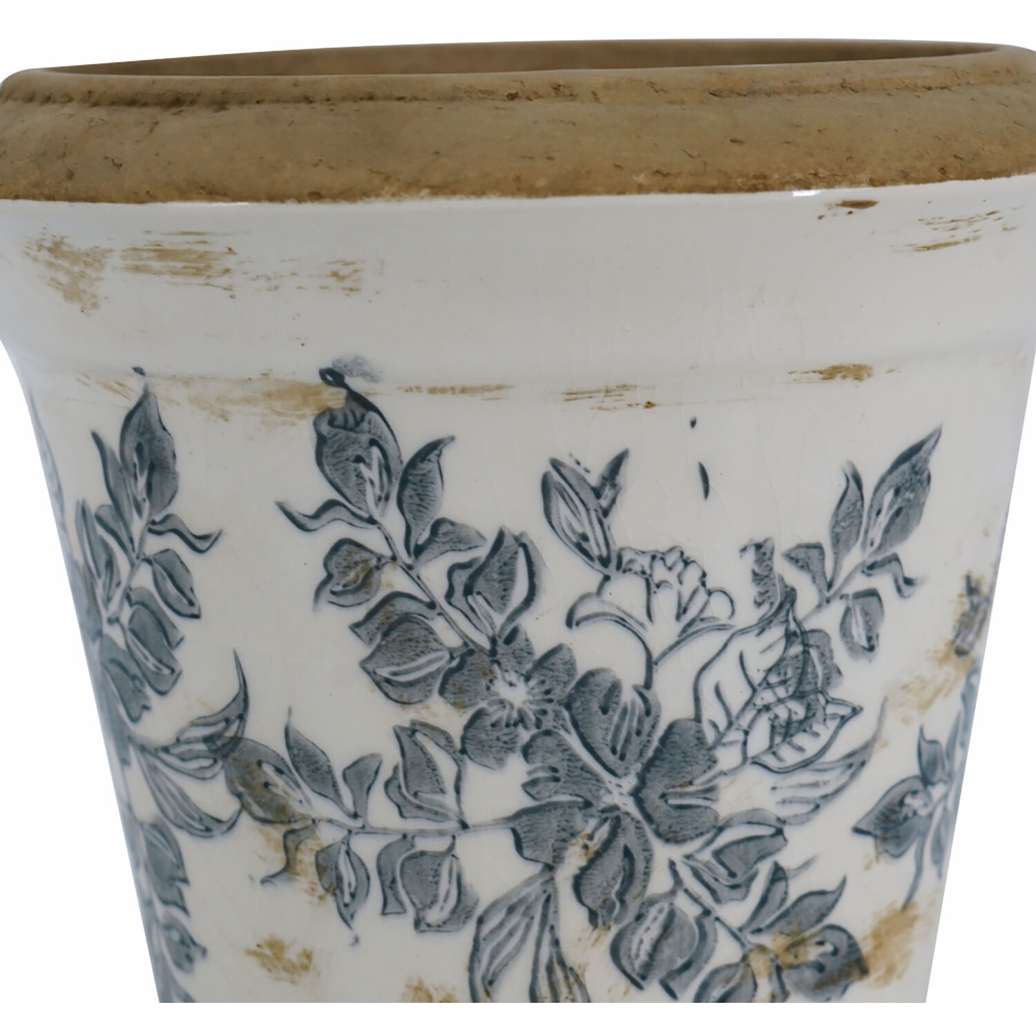 Anita Natural and White Planter