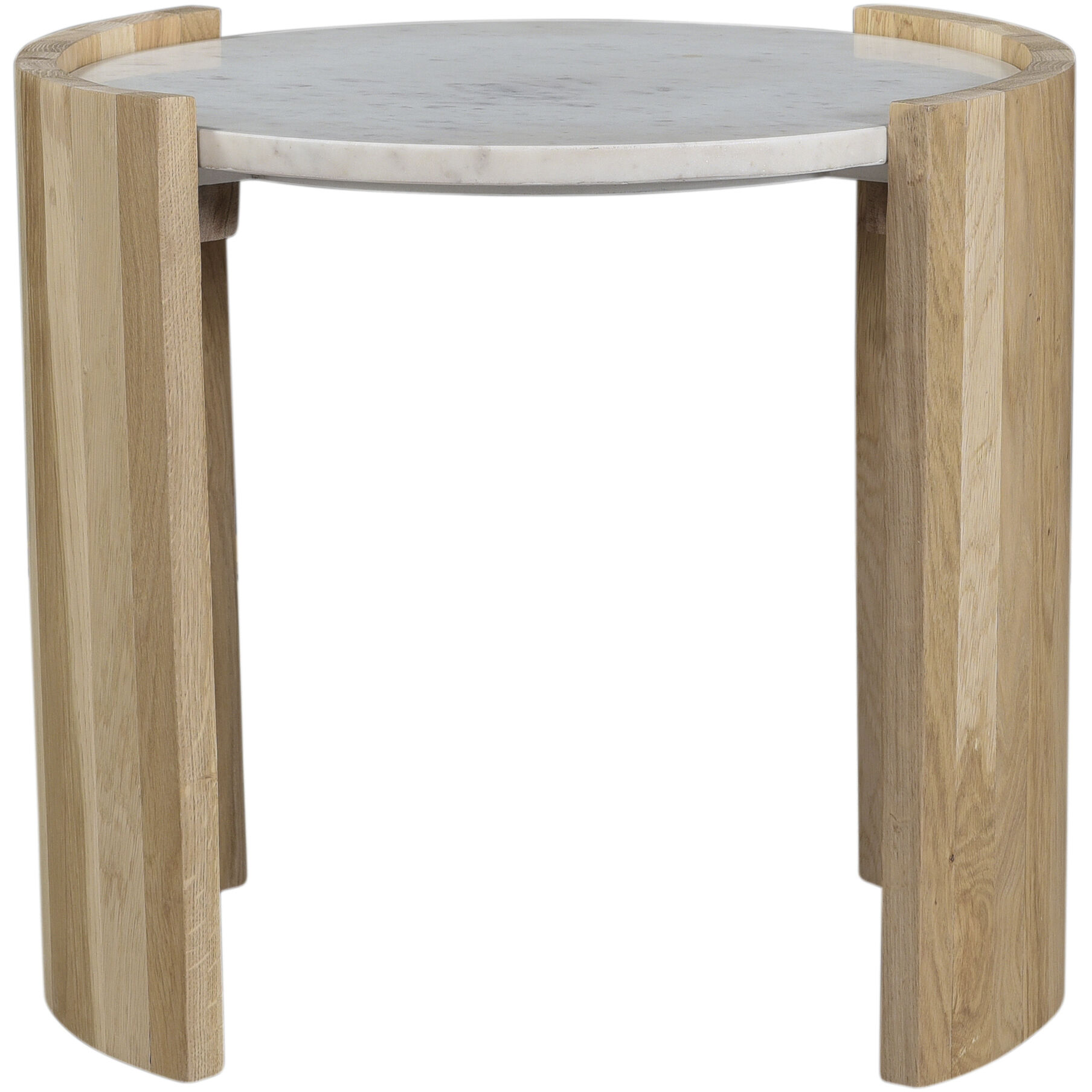 Dala 20 X 18.5 inch White Side Table
