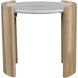 Dala 20 X 18.5 inch White Side Table