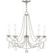 Pennington 5 Light 25 inch Brushed Nickel Chandelier Ceiling Light