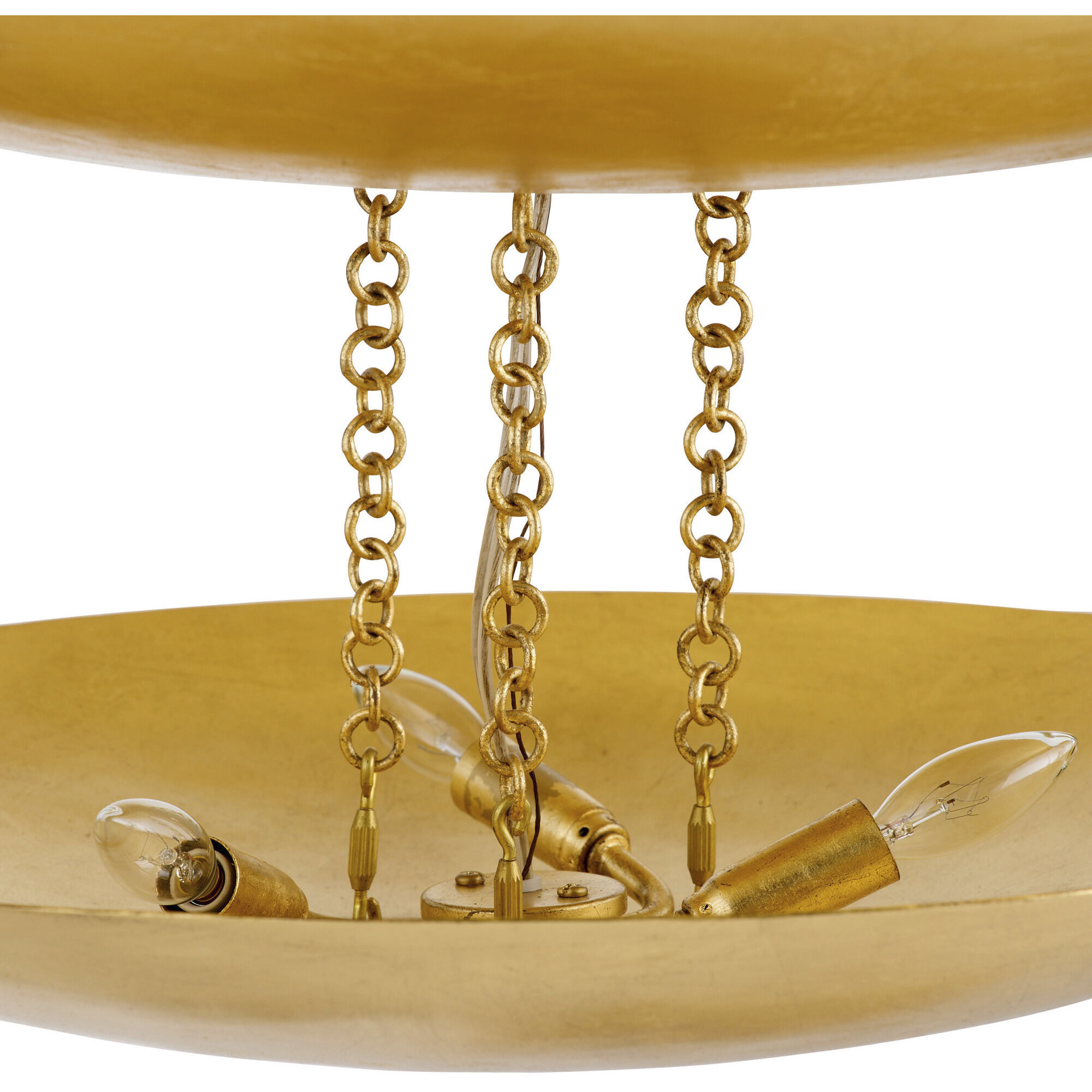 Florko 6 Light 42 inch Gold Leaf Grand Chandelier Ceiling Light