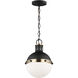 TOB by Thomas O'Brien Hanks Pendant Ceiling Light in Midnight Black