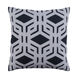 Millbrook 20 X 20 inch Black and Medium Gray Pillow