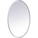 Eternity 34 X 24 inch Silver Wall Mirror