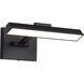 Hazel LED 12.2 inch Black Vanity Wall Light
