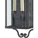 Giatti 2 Light 30.25 inch Midnight Outdoor Wall Sconce, Medium