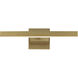 Pasha LED 12 inch Gold Wall Sconce Wall Light
