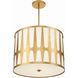Royston 5 Light 24 inch Antique Gold Pendant Ceiling Light