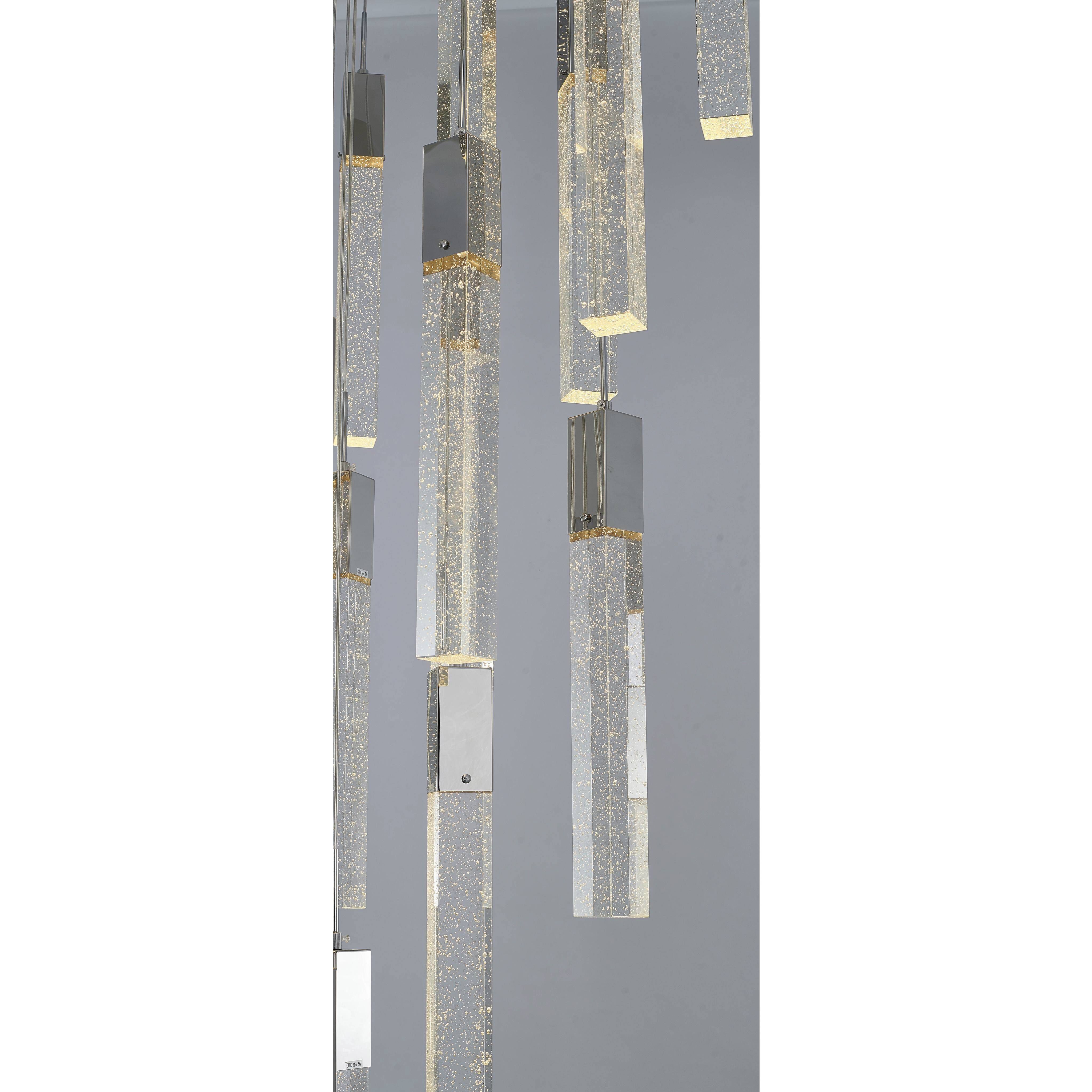 Canada 25 Light 27.56 inch Chrome Chandelier Ceiling Light