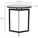 Taryn 20 X 17 inch White Accent Table, Large
