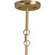 Nara 1 Light 6 inch Antique Brass Pendant Ceiling Light