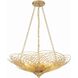 Doral 6 Light 24 inch Renaissance Gold Chandelier Ceiling Light