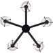 Madison 5 Light 24 inch Black Chandelier Ceiling Light