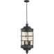 Mallorca 5 Light 12.75 inch Spanish Iron Outdoor Chain Hung Lantern, The Great Outdoors