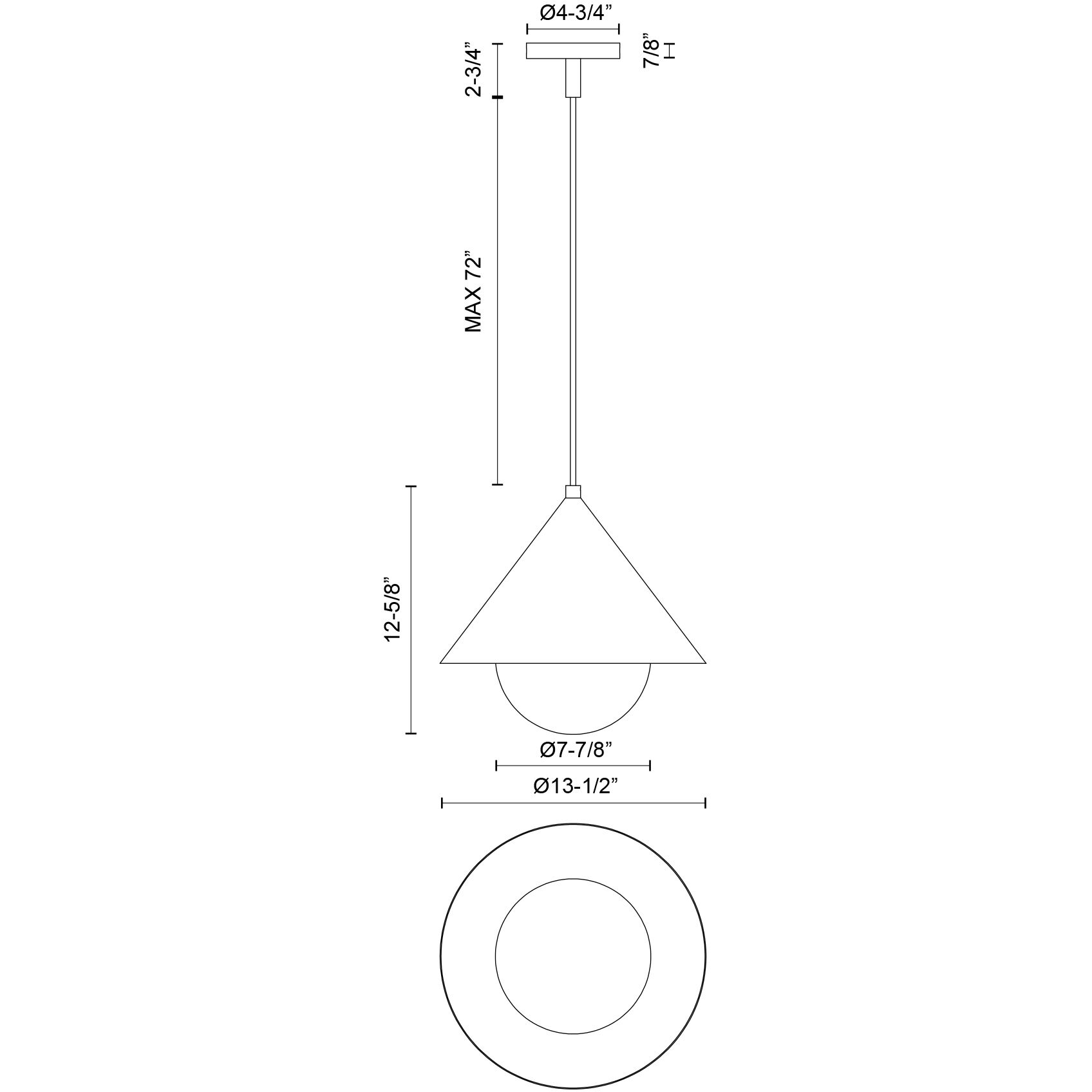 Alora Mood Remy Pendant Ceiling Light in White