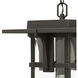 Manhattan 1 Light 11.25 inch Oil Rubbed Bronze Outdoor Hanging Lantern