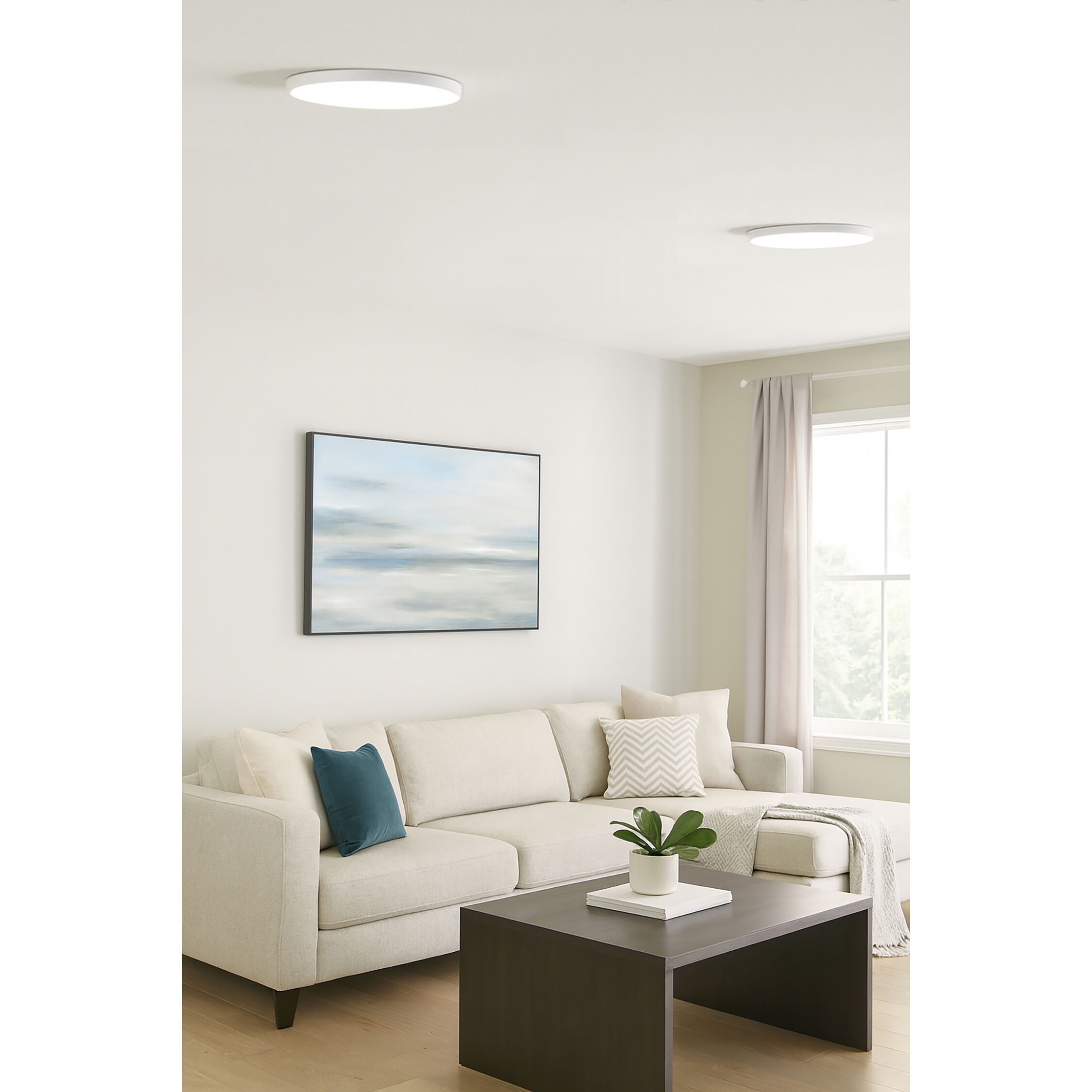 Brim LED 14 inch White Flush Mount Ceiling Light