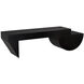 Leeroy 66 X 18 inch Matte Black Coffee Table/Bench