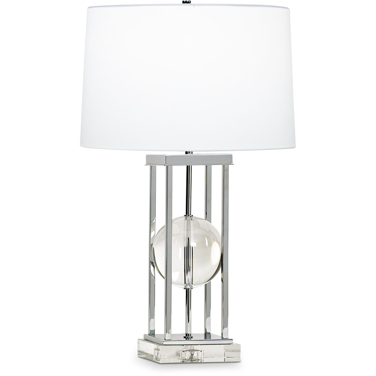 Locust 28.25 inch 150.00 watt Clear Table Lamp Portable Light