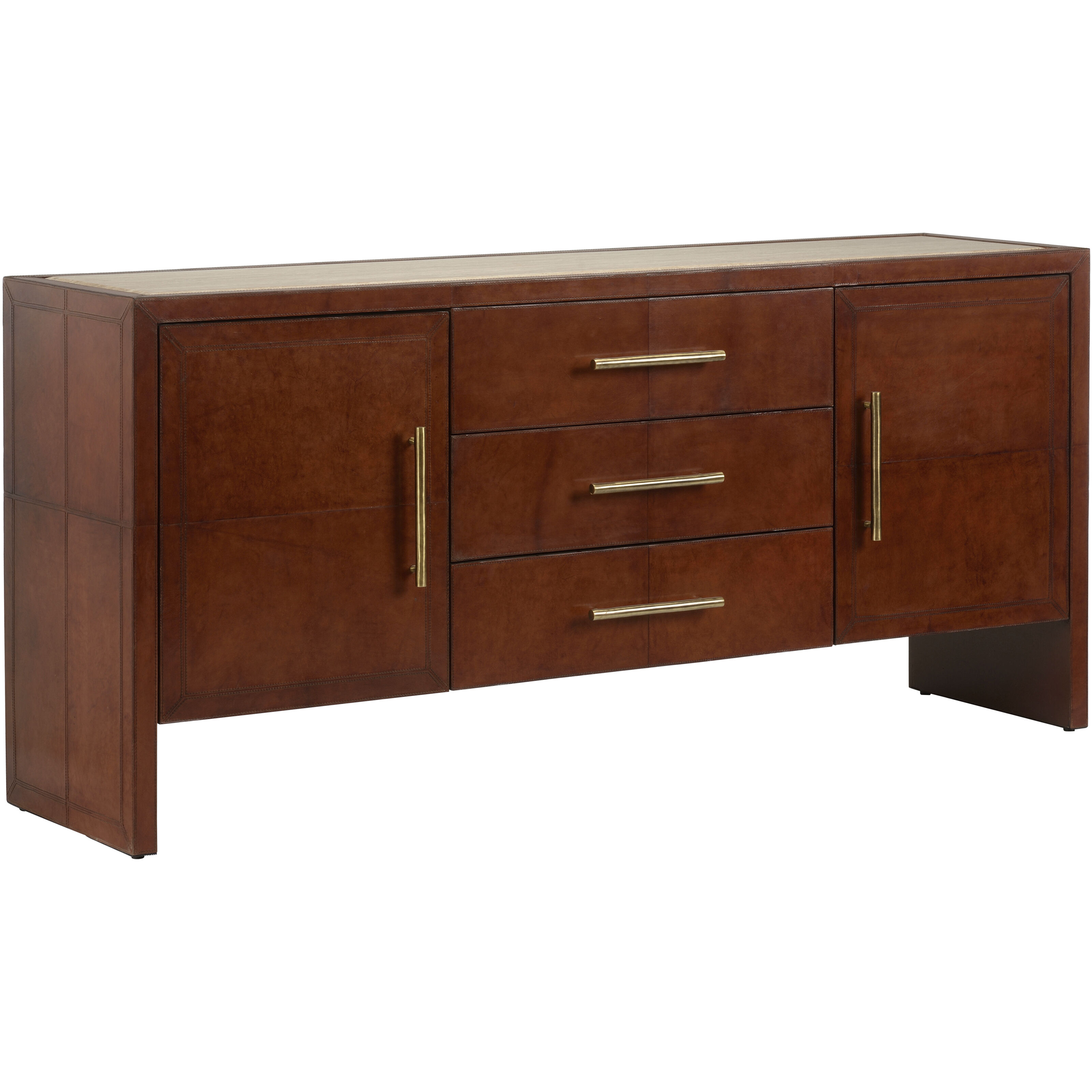 Santino 72 inch Brown Buffet Cabinet