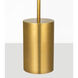 Suzanne Kasler Frederick 58.25 inch 15 watt Hand-Rubbed Antique Brass Floor Lamp Portable Light